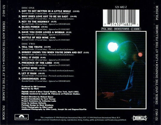 CD Derek And The Dominos – Live At The Fillmore Nuevo precintado - DISCOS NAKASHA