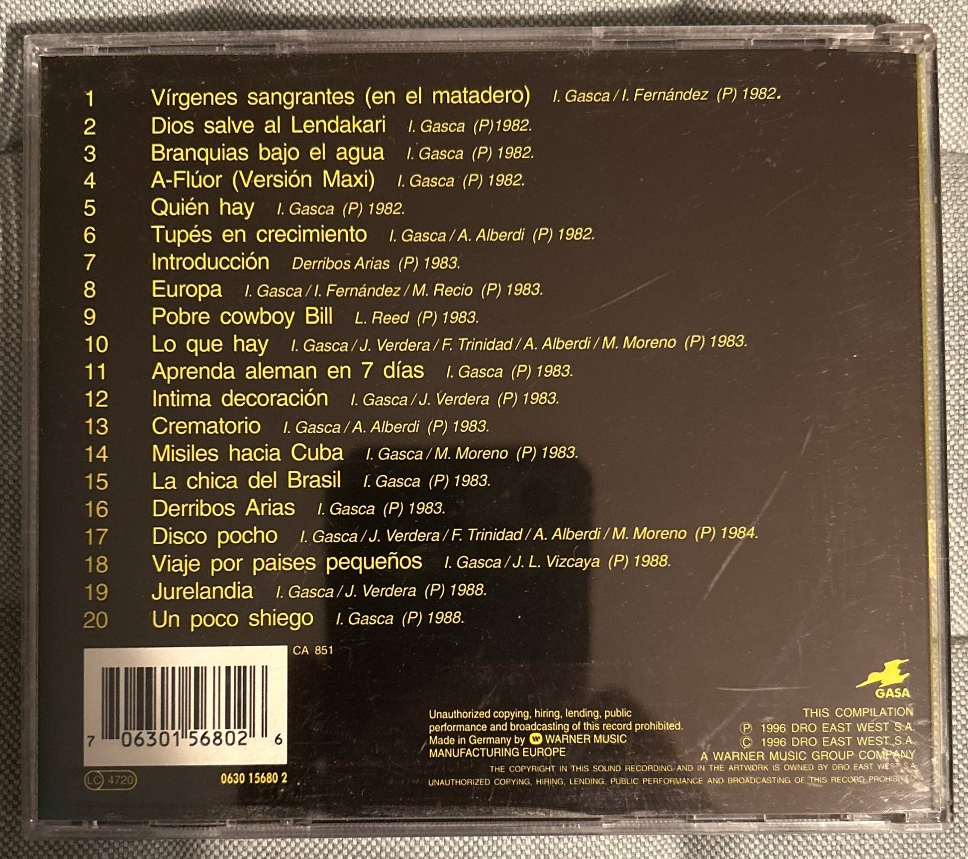 CD Derribos Arias ‎– CD 2ª Mano - DISCOS NAKASHA