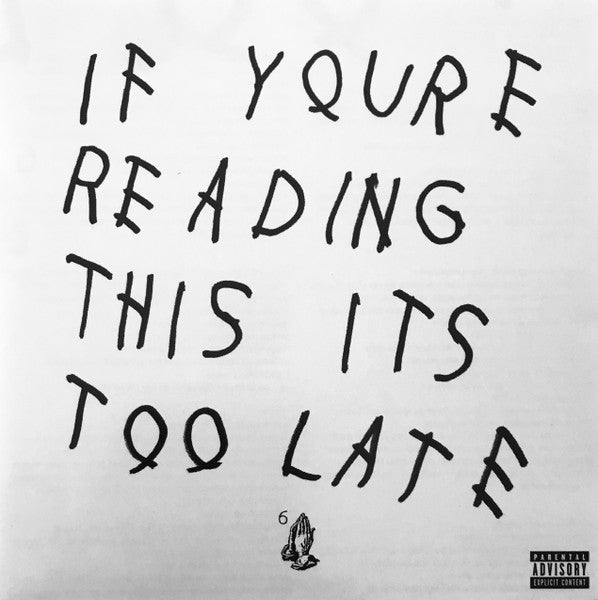 CD Drake – If Youre Reading This Its Too Late Nuevo precintado - DISCOS NAKASHA
