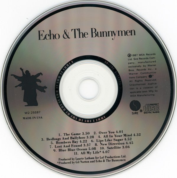 CD Echo & The Bunnymen ‎– Echo & The Bunnymen Ed. Americana 2ª mano - DISCOS NAKASHA