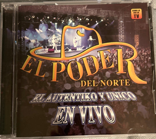 CD El Poder del Norte - El autentiko y unico en vivo 2ª Mano - DISCOS NAKASHA