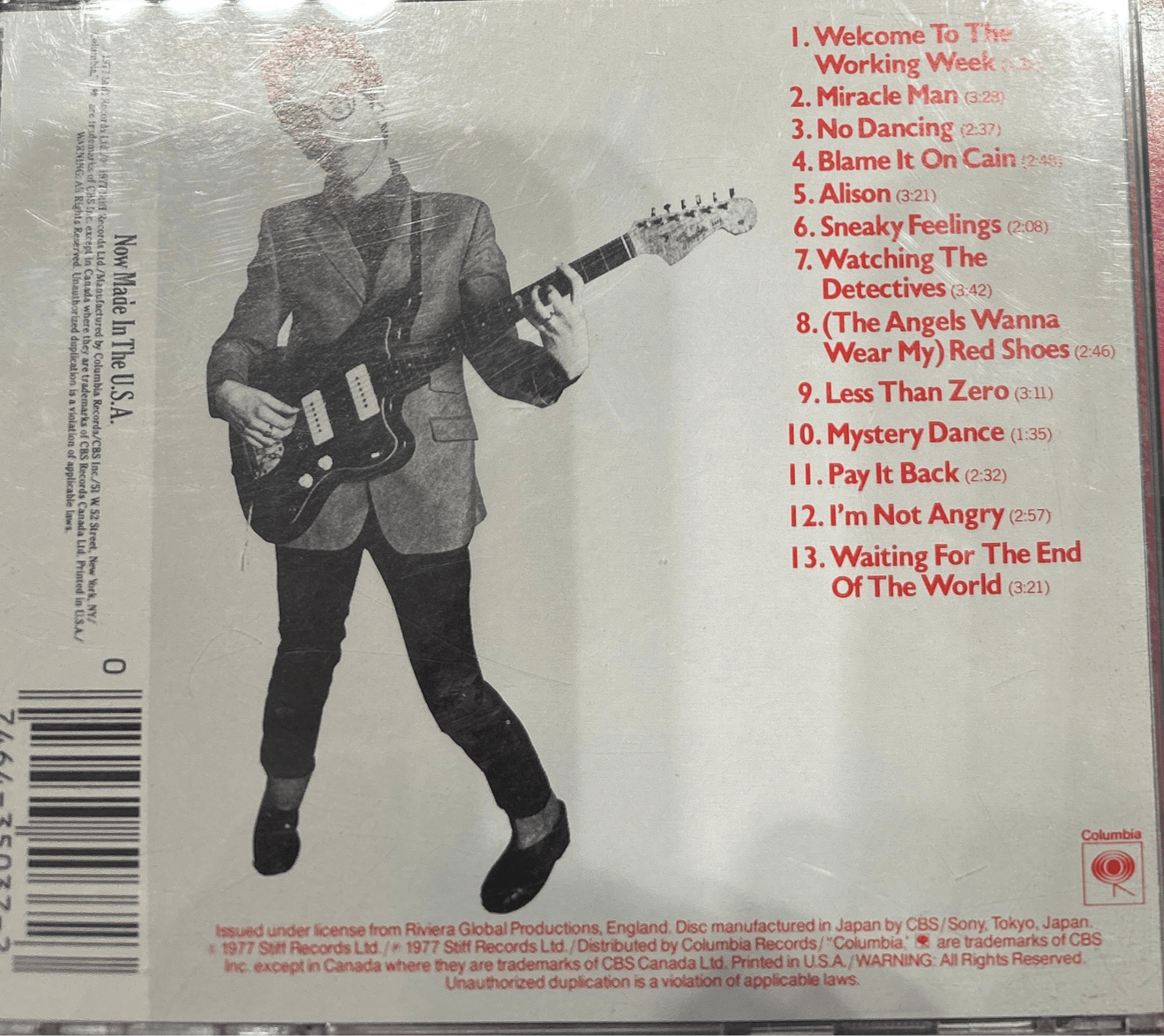 CD Elvis Costello – My Aim Is True 2ª mano (Producto exclusivo recogida en tienda) (Copia) - DISCOS NAKASHA