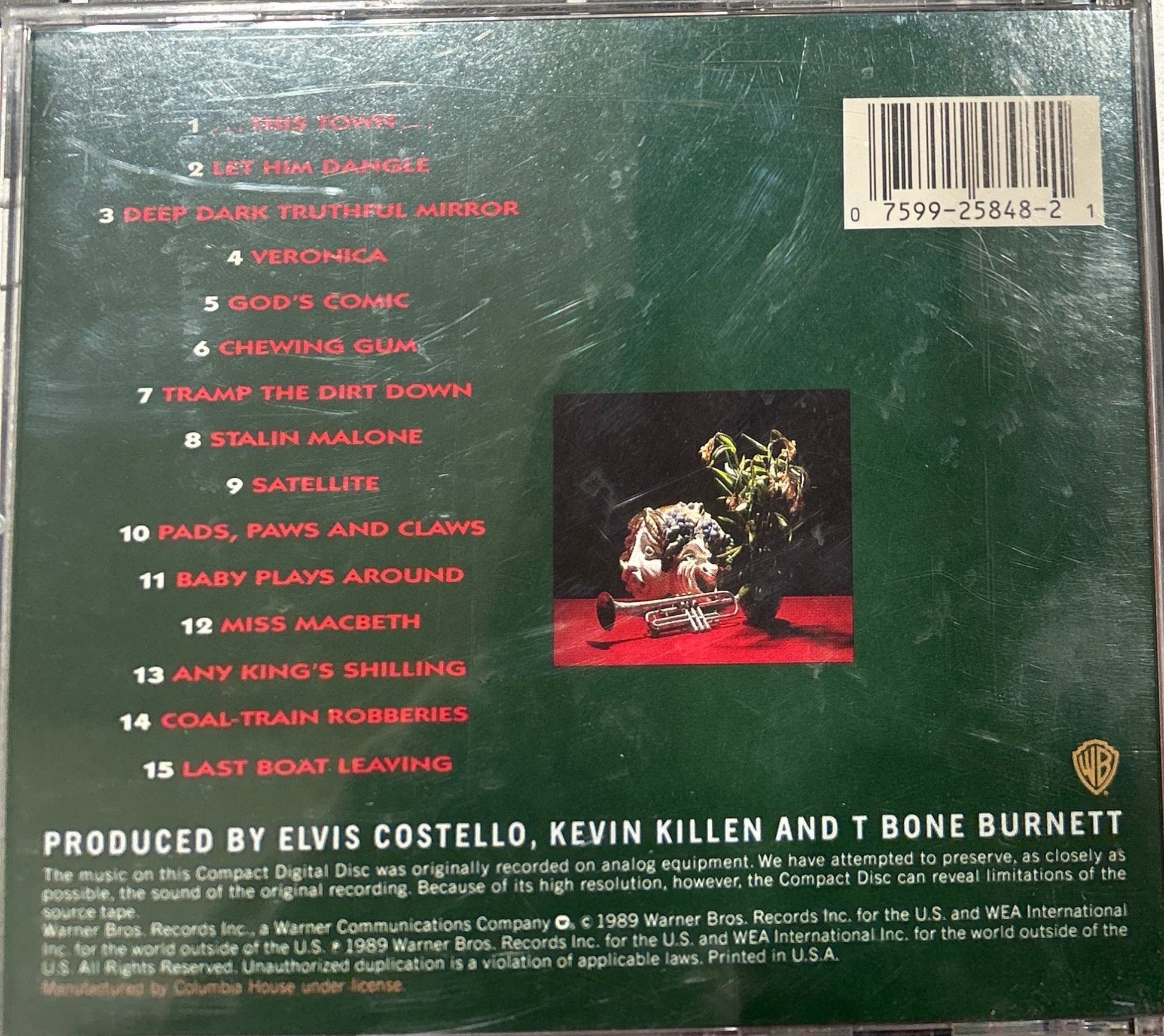 CD Elvis Costello ‎– Spike 2ª mano (Producto exclusivo recogida en tienda) - DISCOS NAKASHA