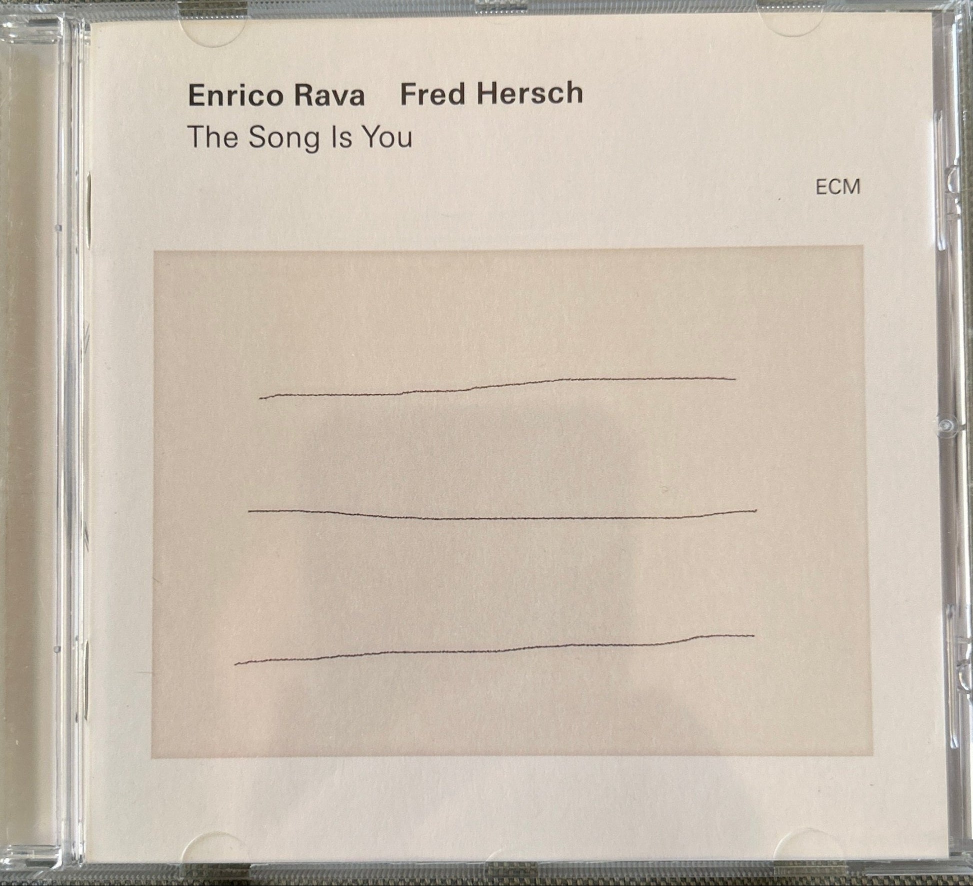CD Enrico Rava / Fred Hersch ‎– The Song Is You 2ª Mano - DISCOS NAKASHA