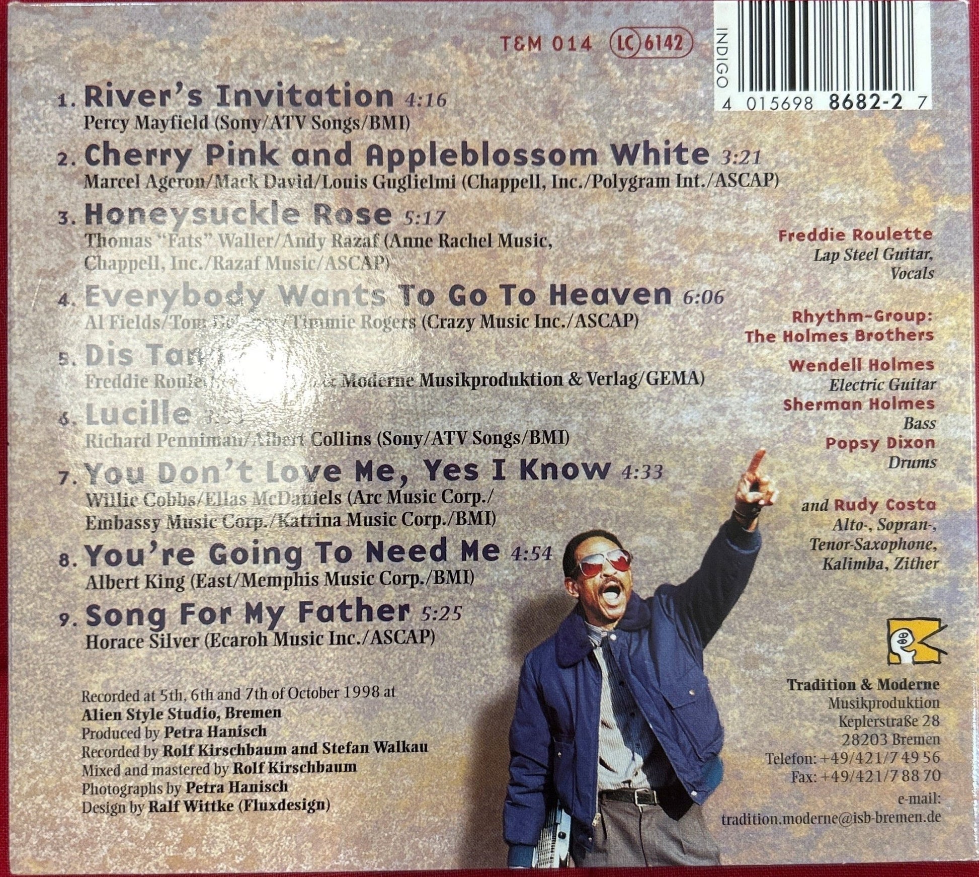CD Freddie Roulette ‎– Spirit Of Steel 2ª Mano - DISCOS NAKASHA