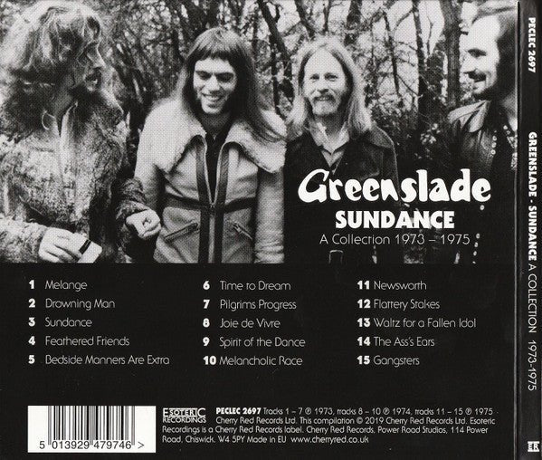 CD Greenslade ‎– Sundance (A Collection 1973 – 1975) Nuevo precintado - DISCOS NAKASHA