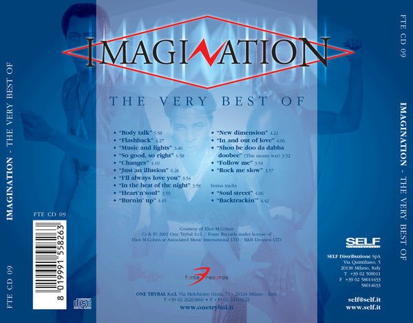 CD Imagination ‎– The Very Best Of Nuevo precintado - DISCOS NAKASHA