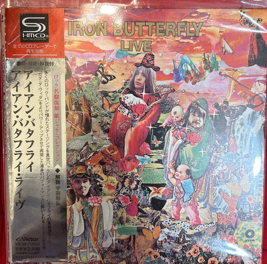 CD Iron Butterfly ‎– Live 2ª Mano - DISCOS NAKASHA