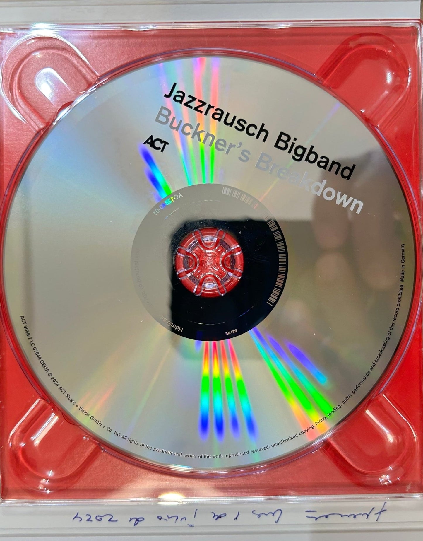 CD Jazzrausch Bigband ‎– Bruckners Breakdown Nuevo precintado - DISCOS NAKASHA
