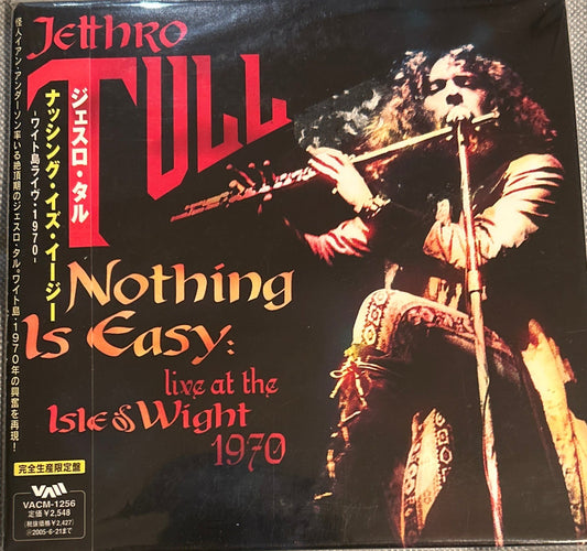 CD Jethro Tull ‎– Nothing Is Easy - Live At The Isle Of Wight 1970 2ª Mano - DISCOS NAKASHA