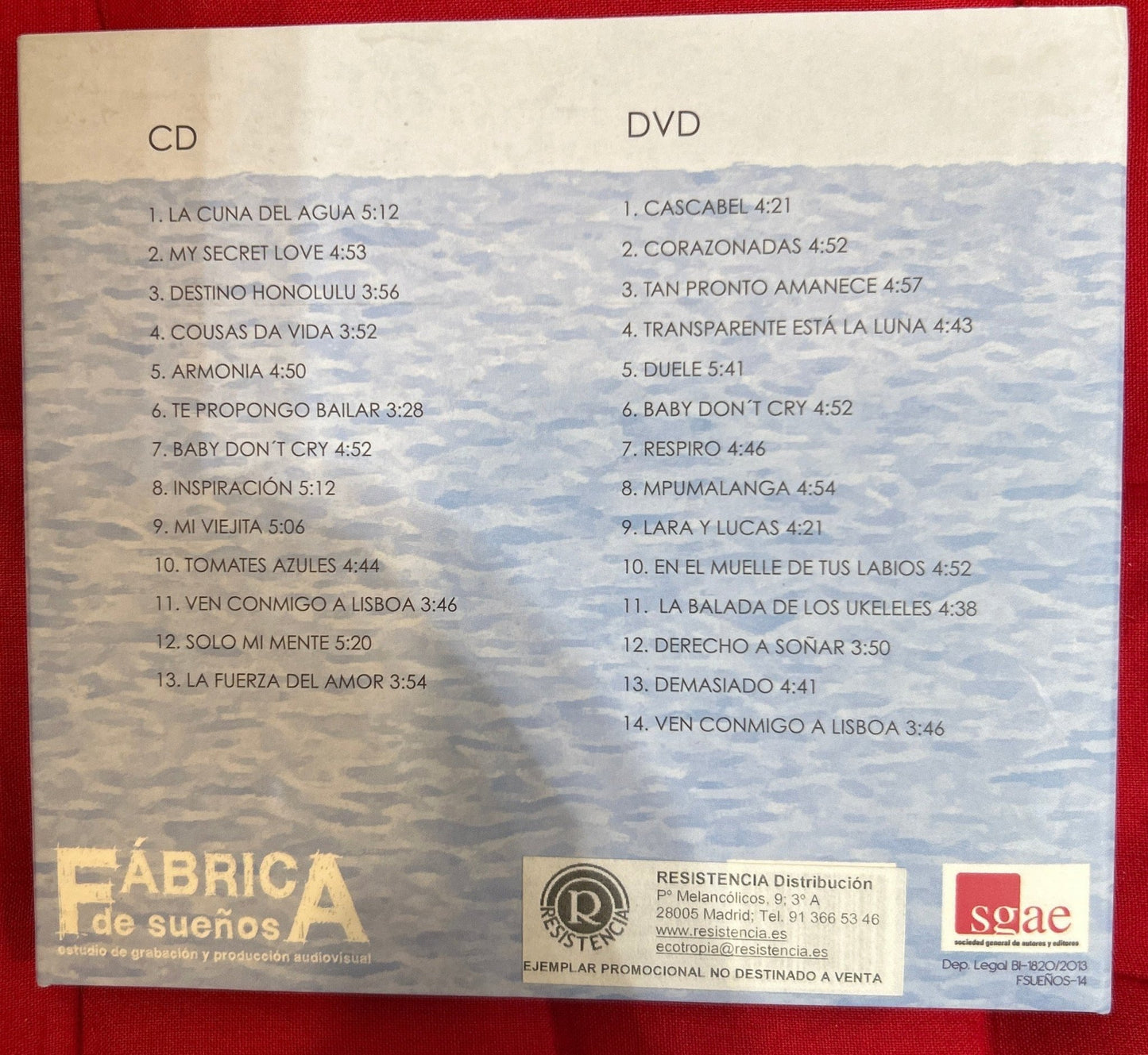 CD Joaquín Lera ‎– La Cuna Del Agua 2ª Mano - DISCOS NAKASHA