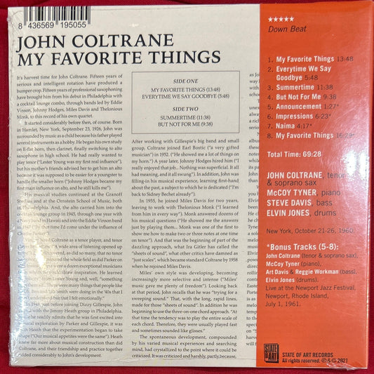 CD John Coltrane – My Favorite Things Nuevo precintado - DISCOS NAKASHA