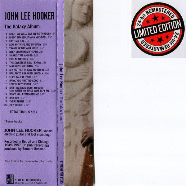 CD John Lee Hooker – John Lee Hooker (The Galaxy Album) Nuevo precintado - DISCOS NAKASHA