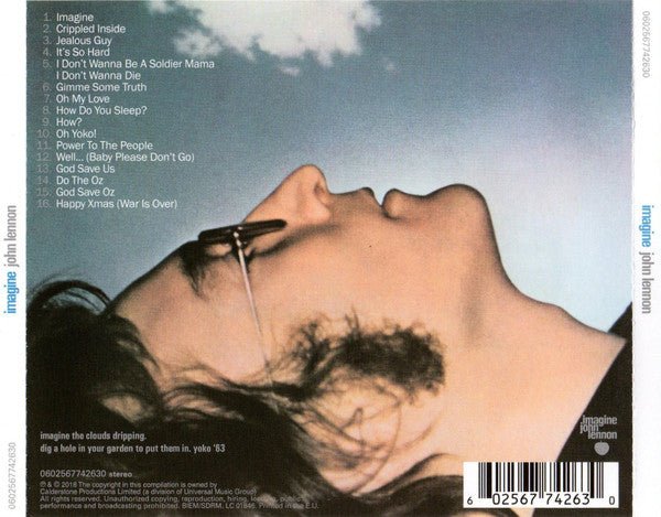 CD John Lennon ‎– Imagine Nuevo precintado - DISCOS NAKASHA