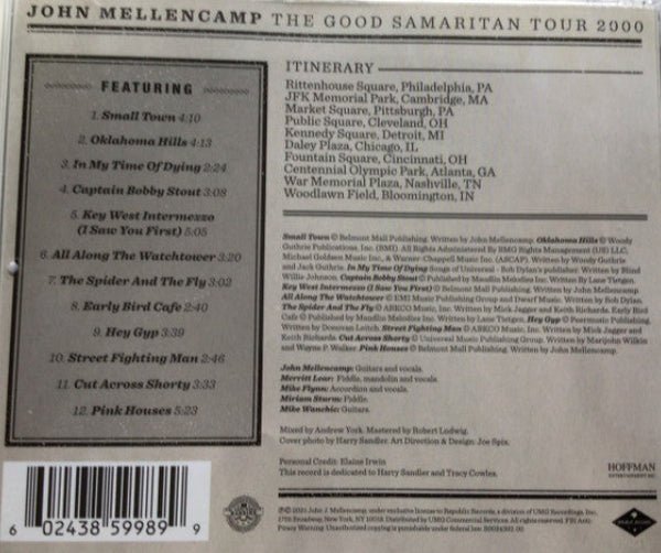 CD John Mellencamp – The Good Samaritan Tour 2000 Nuevo precintado - DISCOS NAKASHA