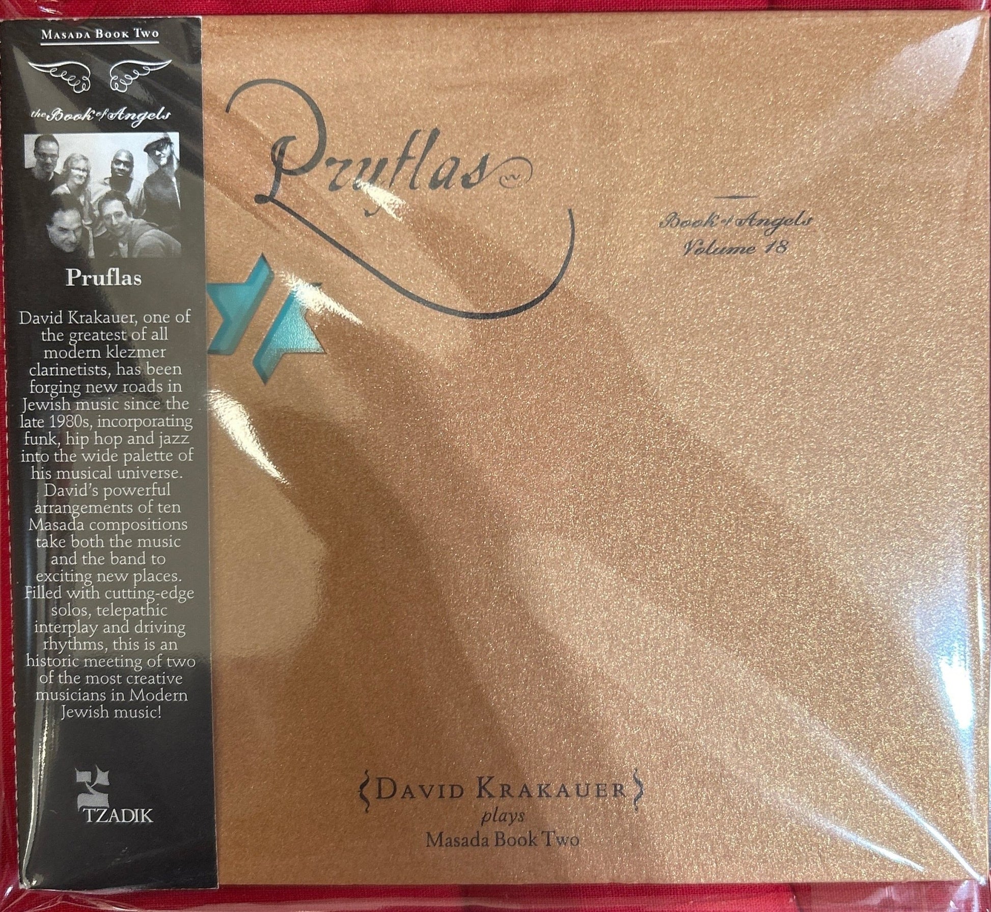 CD John Zorn - David Krakauer ‎– Pruflas (Book Of Angels Volume 18) 2ª Mano - DISCOS NAKASHA