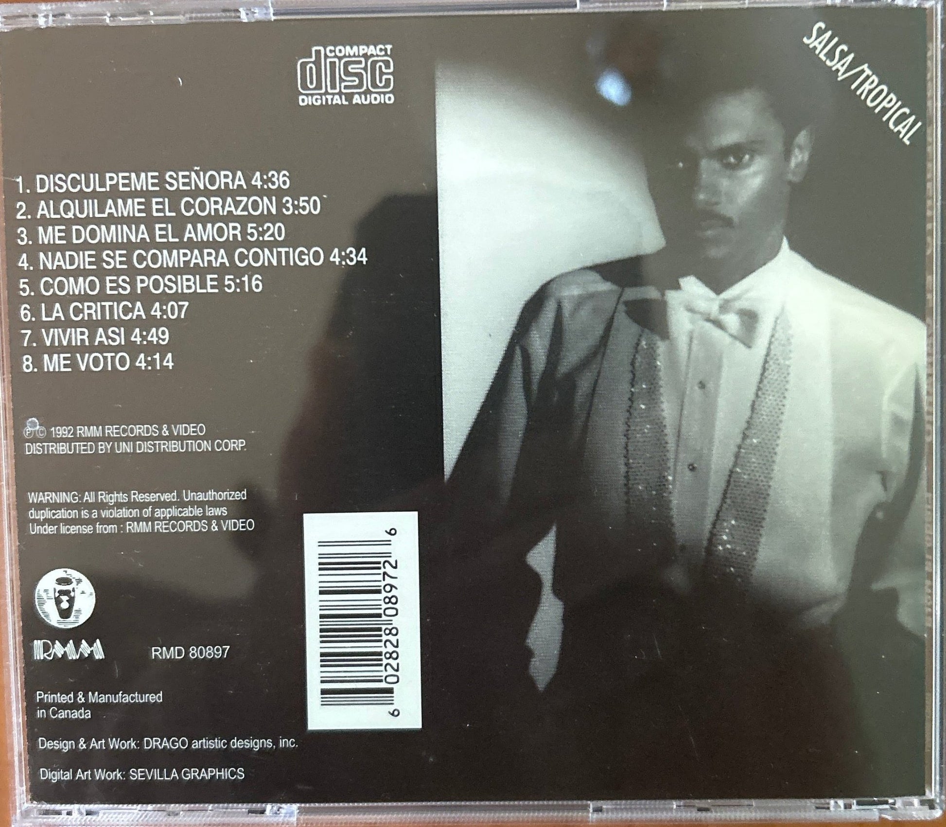 CD Jose Alberto 'El Canario' ‎– Llego La Hora 2ª Mano - DISCOS NAKASHA