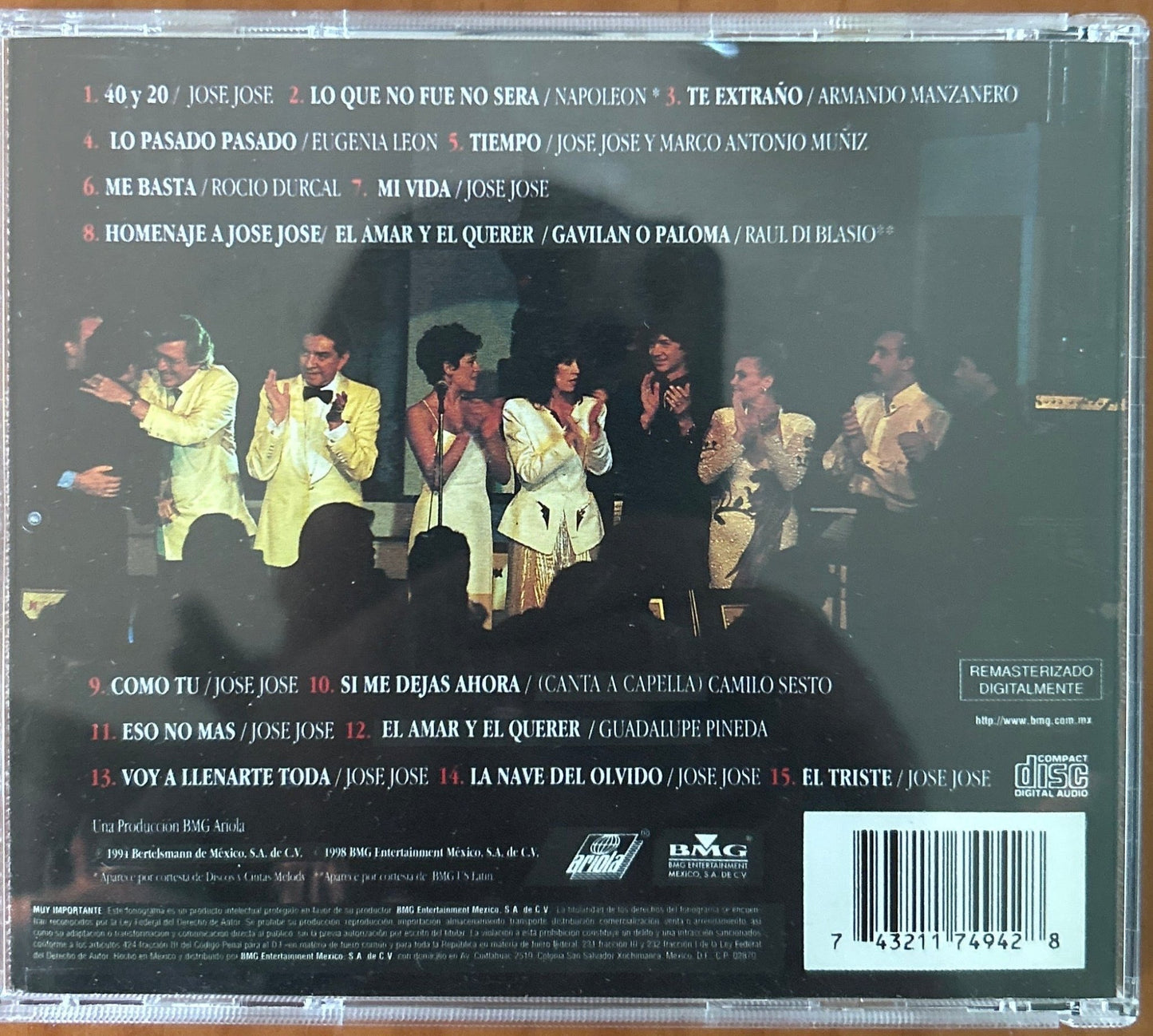 CD Jose Jose ‎– 30 Años De Ser El Príncipe - Homenaje En Vivo (En Puerto Vallarta Con Sus Grandes Éxitos) 2ª Mano - DISCOS NAKASHA