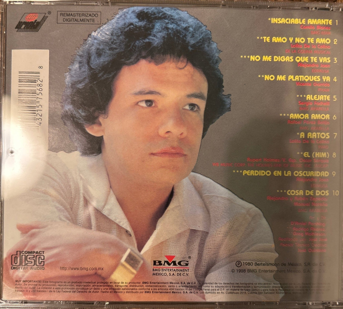 CD José José ‎– Amor Amor 2ª Mano - DISCOS NAKASHA