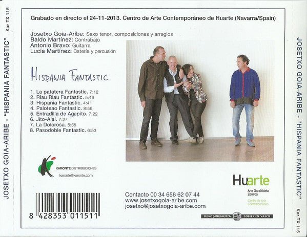 CD Josetxo Goia-Aribe ‎– Hispania Fantastic Nuevo precintado - DISCOS NAKASHA