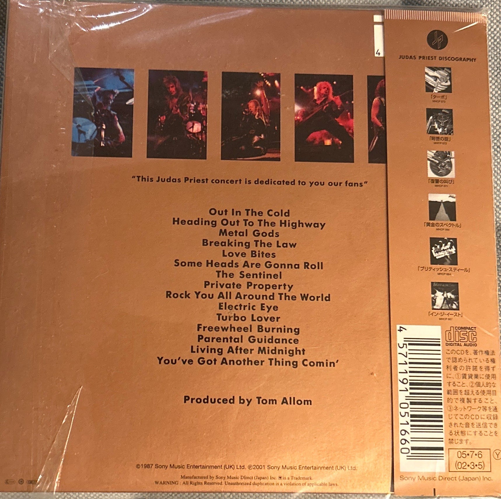 CD Judas Priest ‎– Priest...Live! 2ª Mano - DISCOS NAKASHA