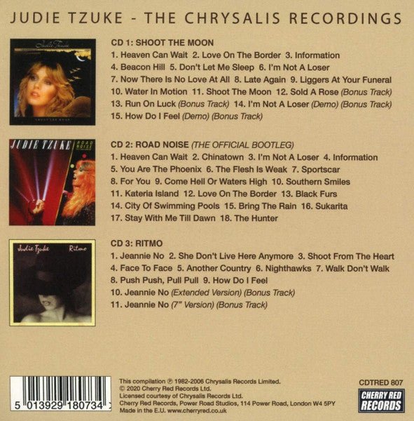 CD Judie Tzuke – The Chrysalis Recordings Nuevo precintado - DISCOS NAKASHA