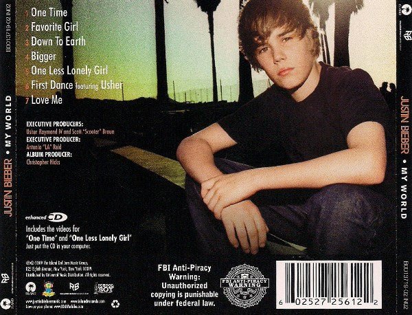 CD Justin Bieber ‎– My World Nuevo precintado - DISCOS NAKASHA