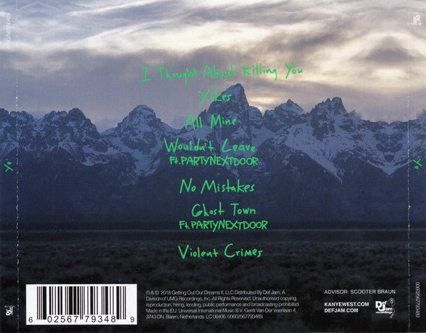 CD Kanye West – Ye Nuevo precintado - DISCOS NAKASHA