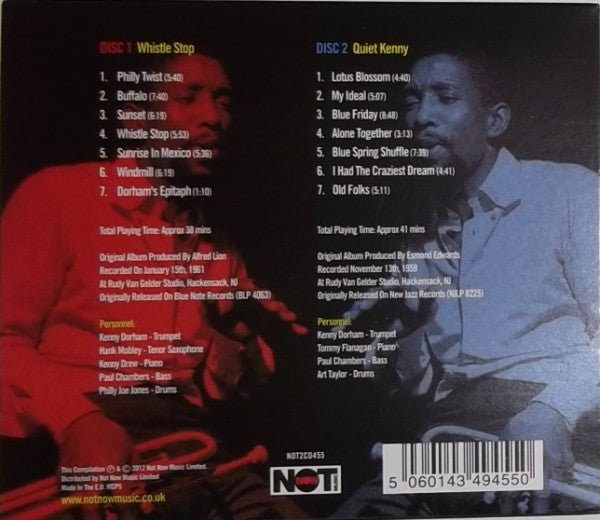 CD Kenny Dorham ‎– Whistle Stop Nuevo precintado - DISCOS NAKASHA