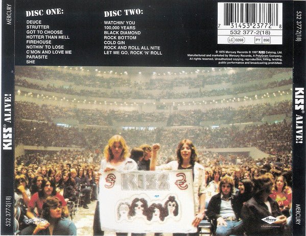 CD Kiss – Alive! Nuevo precintado - DISCOS NAKASHA