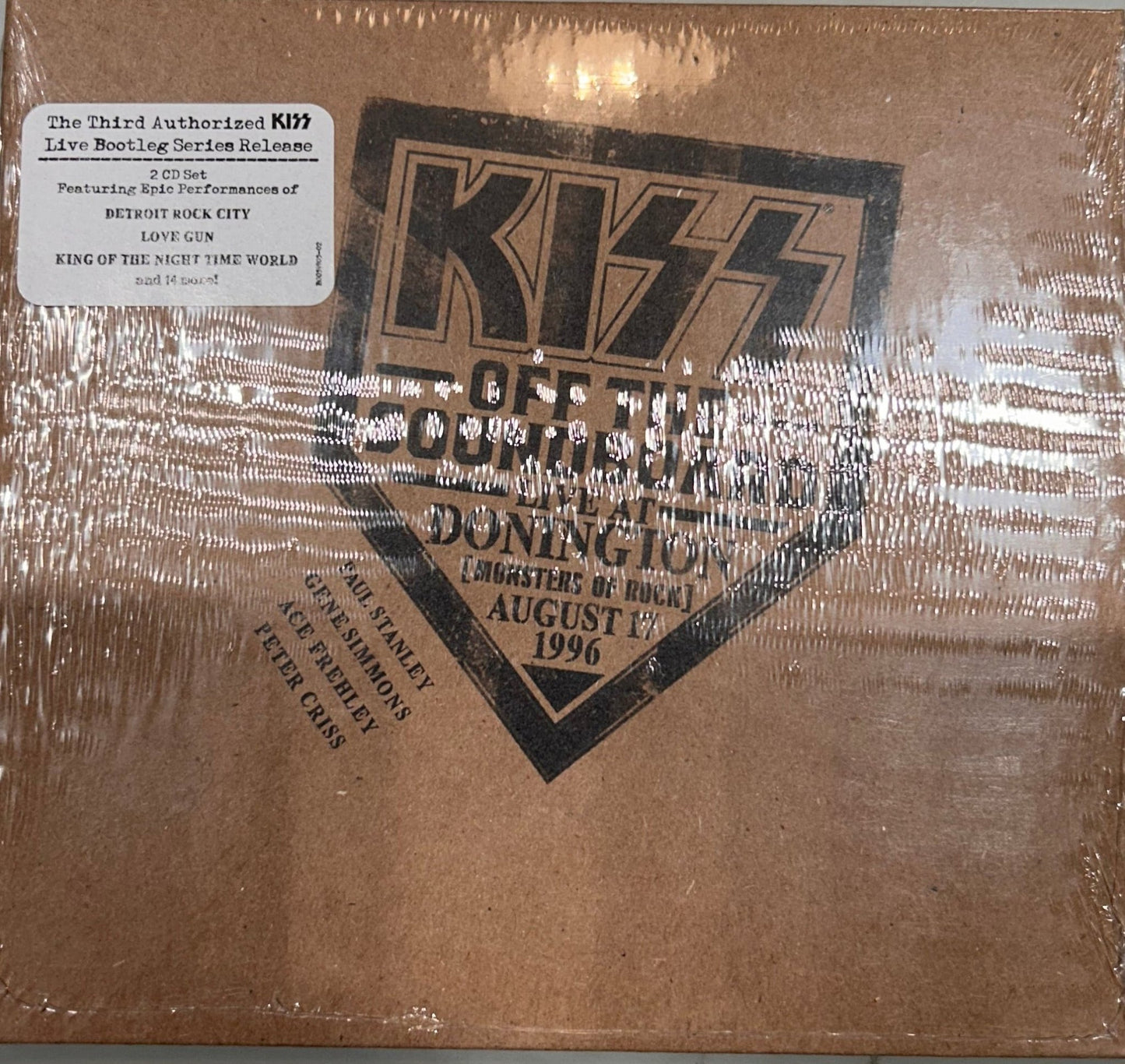 CD Kiss – Off The Soundboard Live At Donington (Monsters Of Rock) August 17, 1996 Nuevo precintado - DISCOS NAKASHA