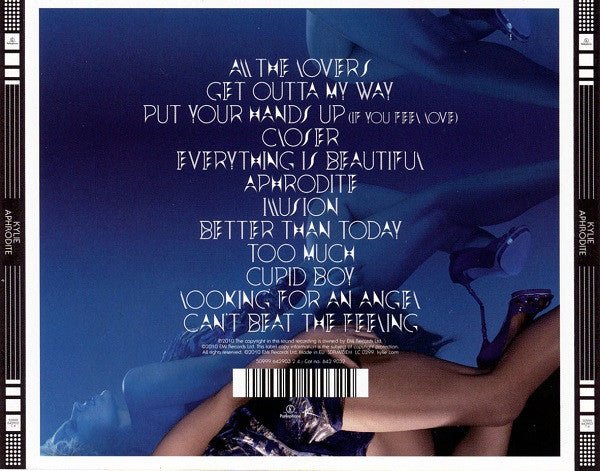 CD Kylie Minogue ‎– Aphrodite Nuevo precintado - DISCOS NAKASHA