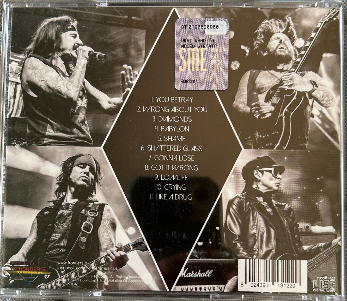 CD L.A. Guns ‎– Black Diamonds 2ª Mano - DISCOS NAKASHA