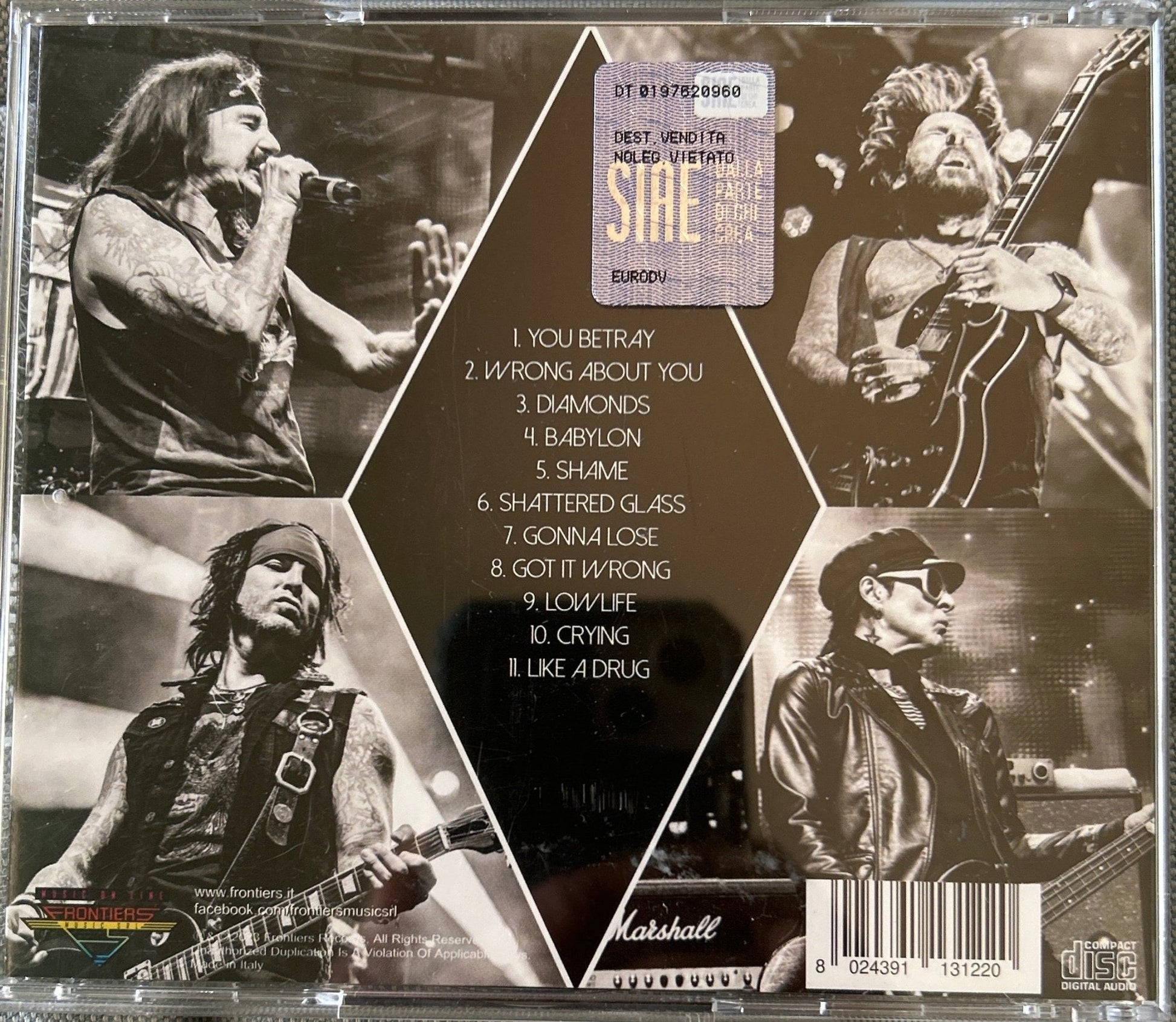 CD L.A. Guns ‎– Black Diamonds 2ª Mano - DISCOS NAKASHA