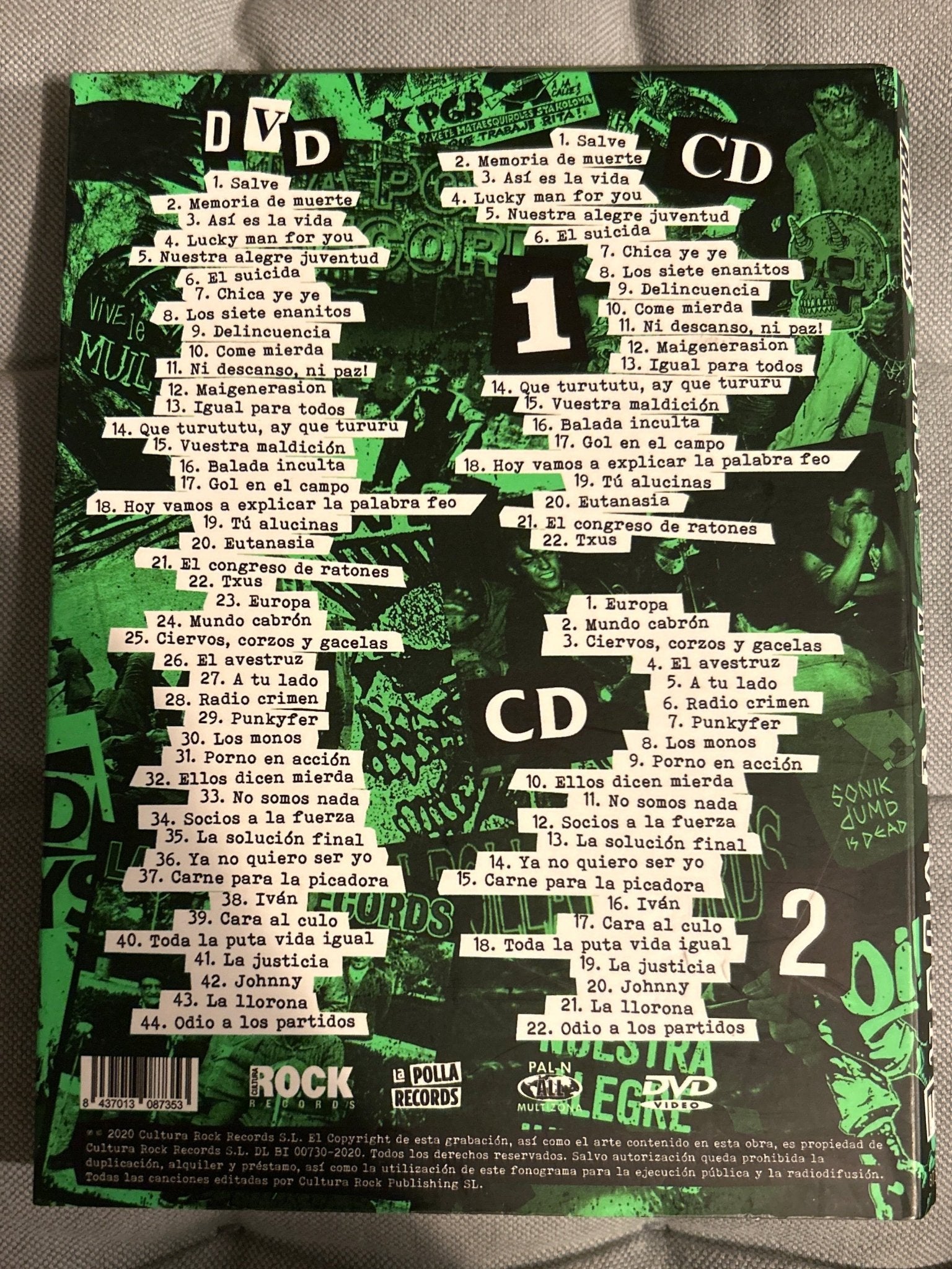 CD La Polla Records ‎– Levántate Y Muere 2ª Mano - DISCOS NAKASHA