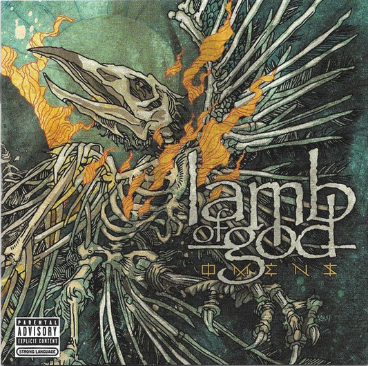 CD Lamb Of God ‎– Omens Nuevo precintado - DISCOS NAKASHA