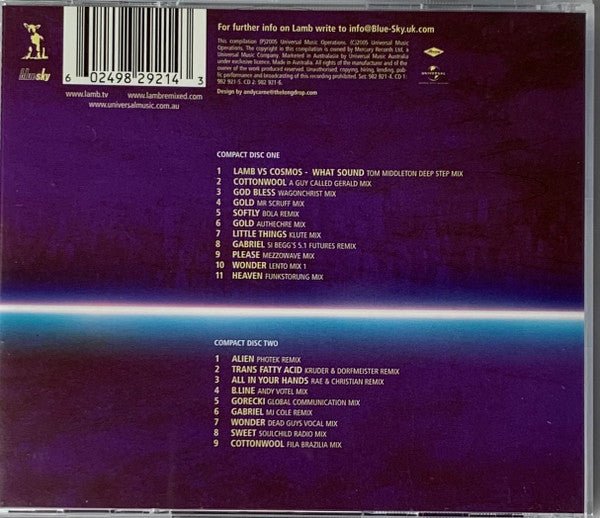 CD Lamb – Remixed Nuevo precintado - DISCOS NAKASHA