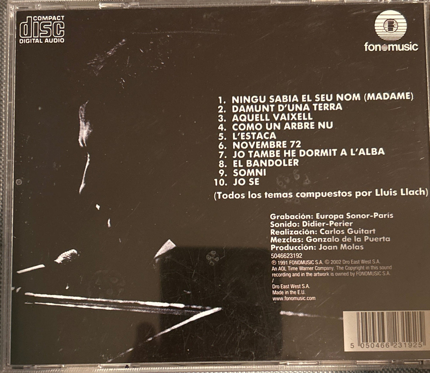 CD Lluis Llach ‎– A L'Olympia 2ª Mano - DISCOS NAKASHA