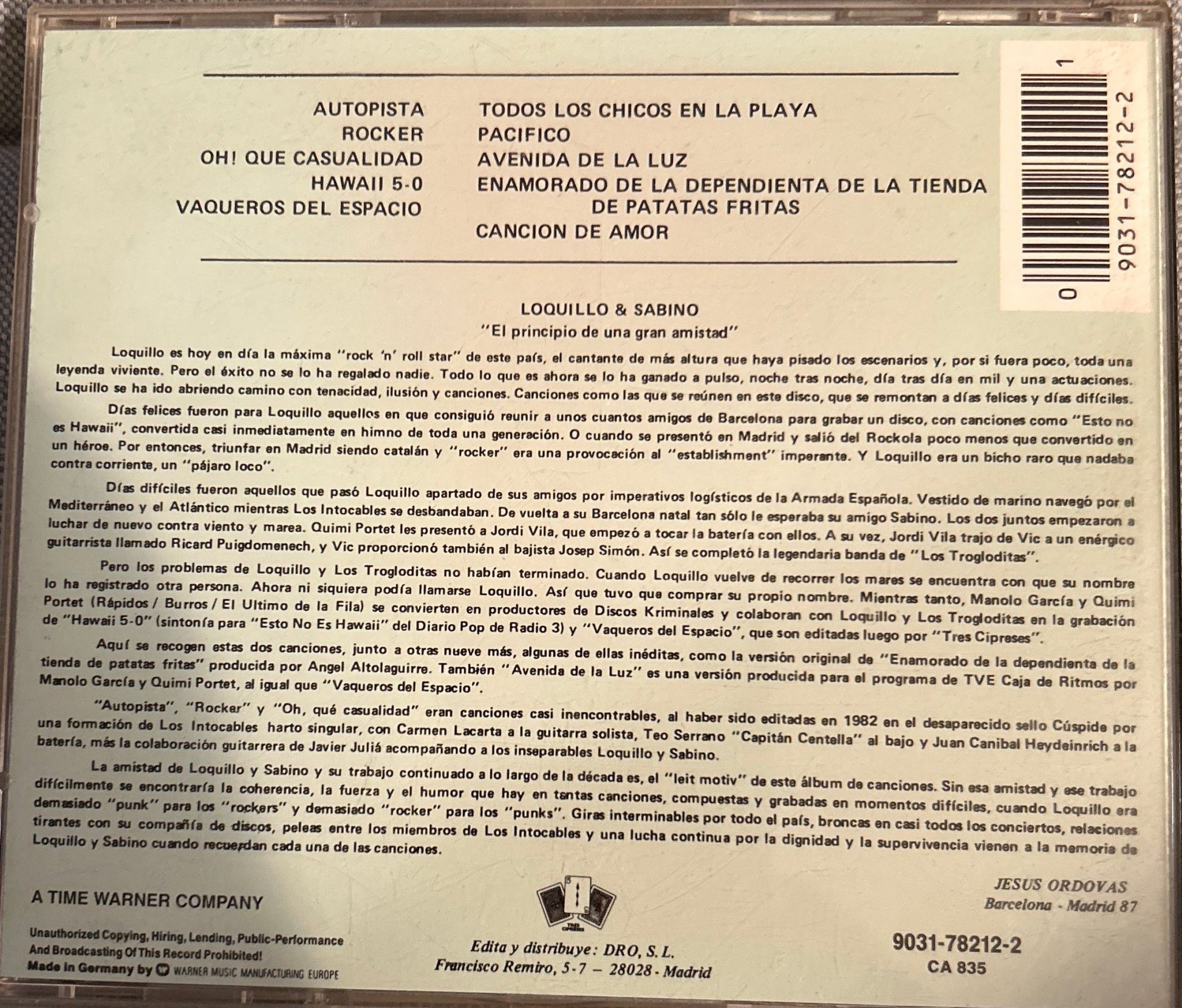 CD Loquillo & Sabino – 1981 - 1984 2ª mano - DISCOS NAKASHA