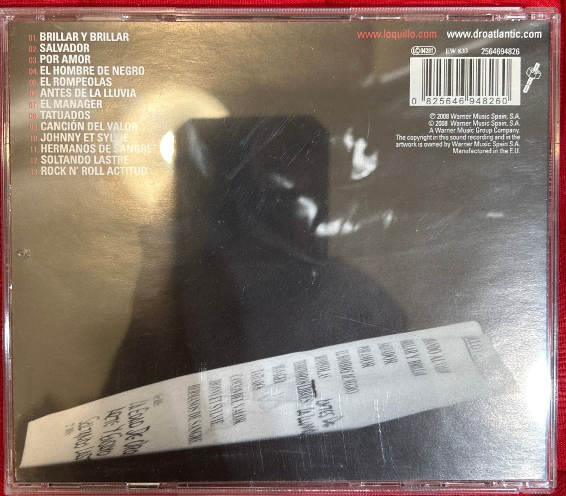 CD Loquillo Y Trogloditas ‎– Hermanos De Sangre: Barcelona Club La Rulot 2ª Mano - DISCOS NAKASHA