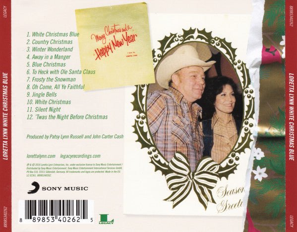 CD Loretta Lynn ‎– White Christmas Blue Nuevo precintado - DISCOS NAKASHA