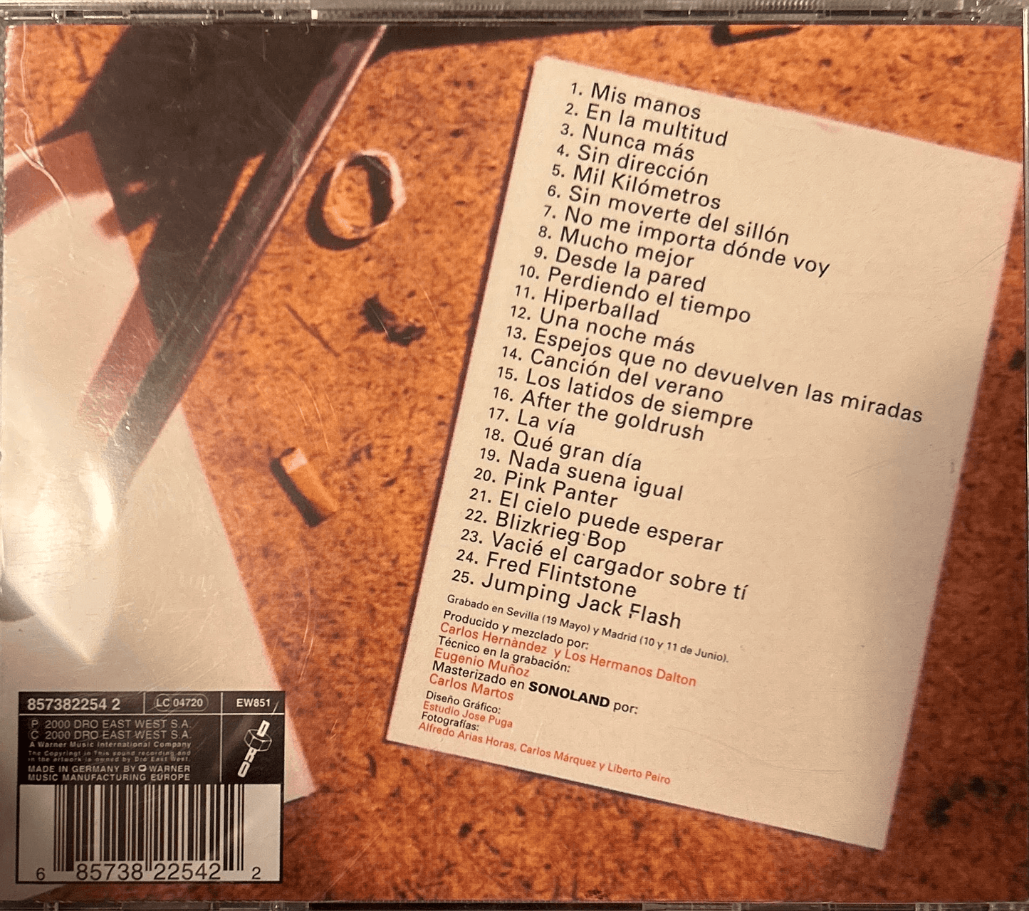 CD Los Hermanos Dalton – Una Noche Más - Live 2ª Mano - DISCOS NAKASHA