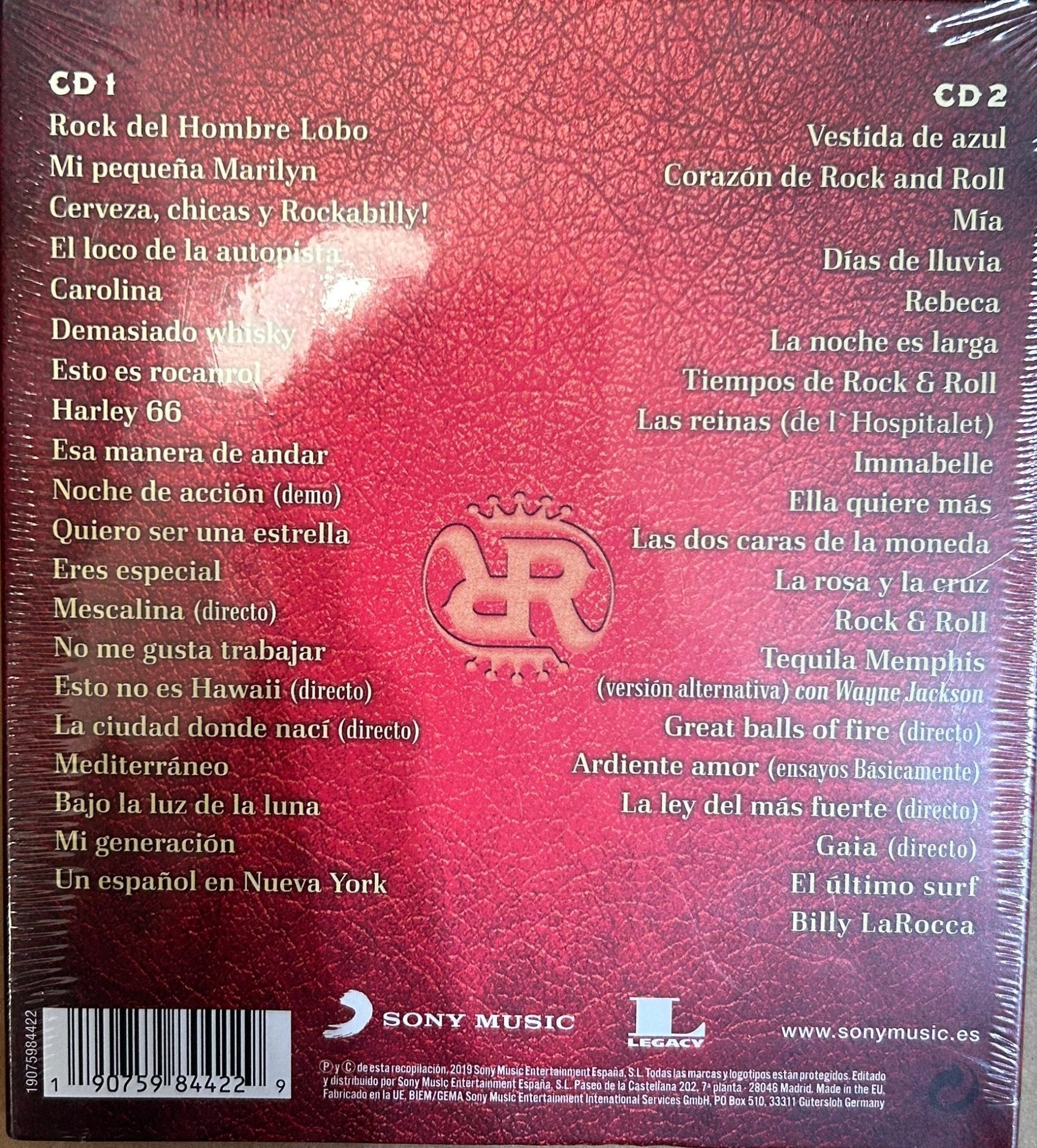 CD Los Rebeldes ‎– Corazón de Rock And Roll Nuevo precintado - DISCOS NAKASHA