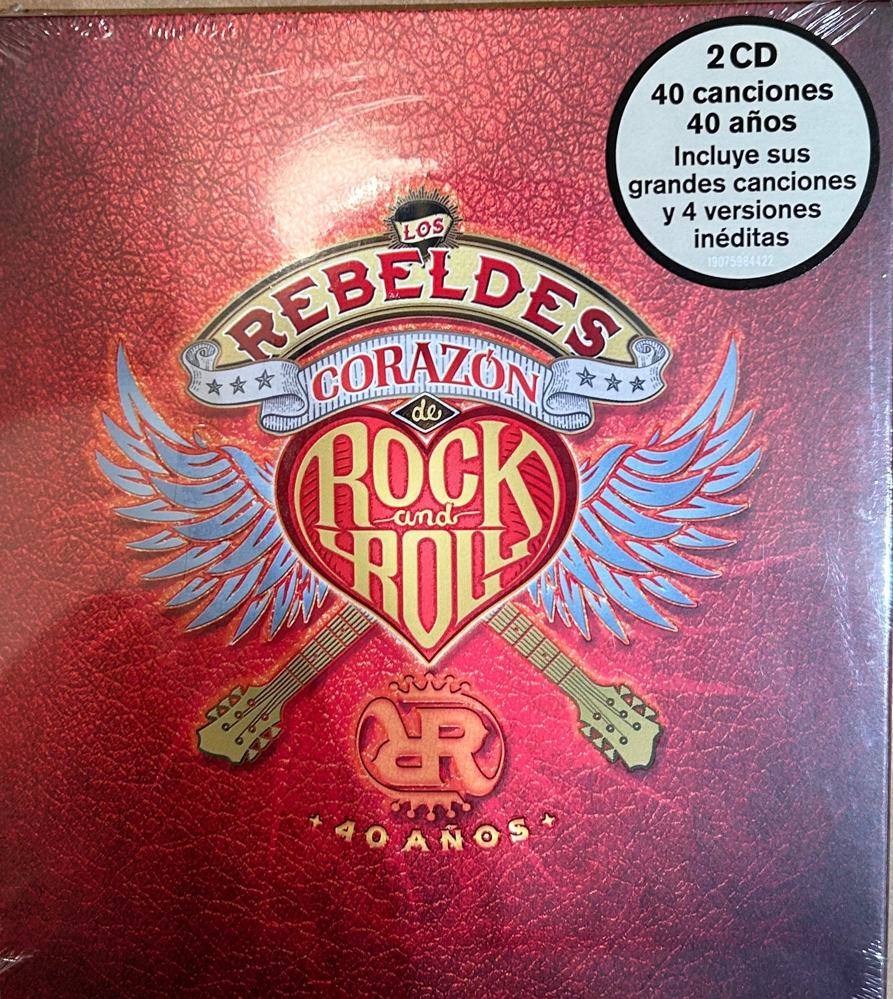 CD Los Rebeldes ‎– Corazón de Rock And Roll Nuevo precintado - DISCOS NAKASHA