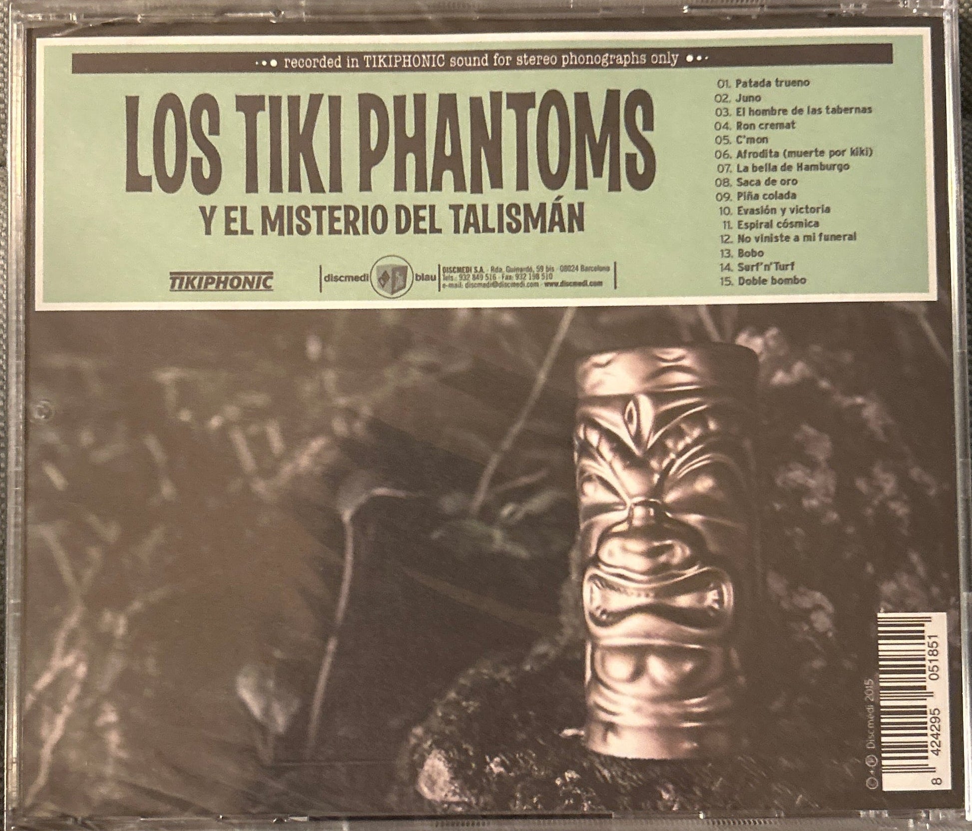 CD Los Tiki Phantoms – Y El Misterio Del Talismán Nuevo precintado - DISCOS NAKASHA