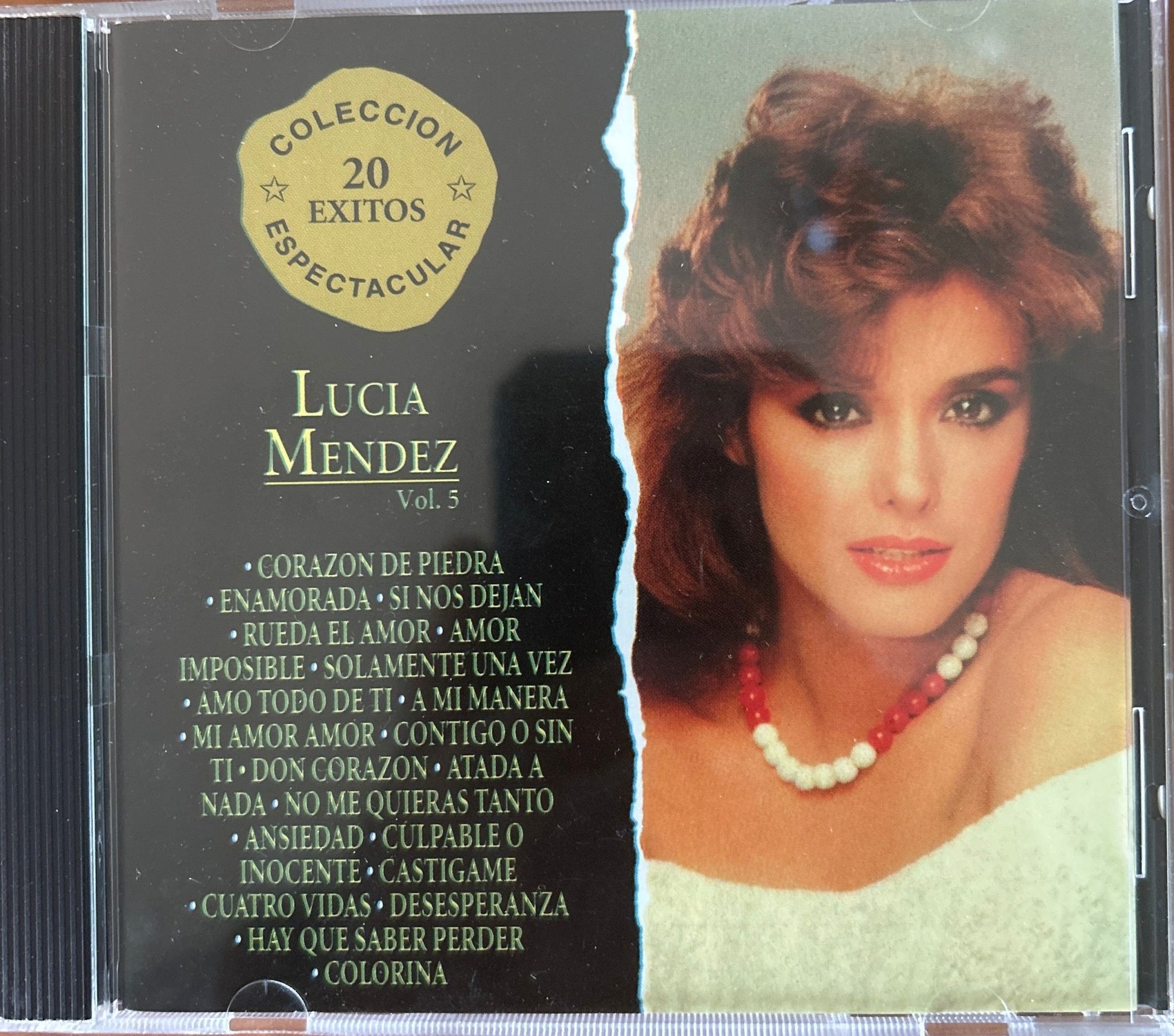 CD Lucia Mendez ‎– Colección Espectacular 20 Exitos Vol. 5 2ª Mano - DISCOS NAKASHA