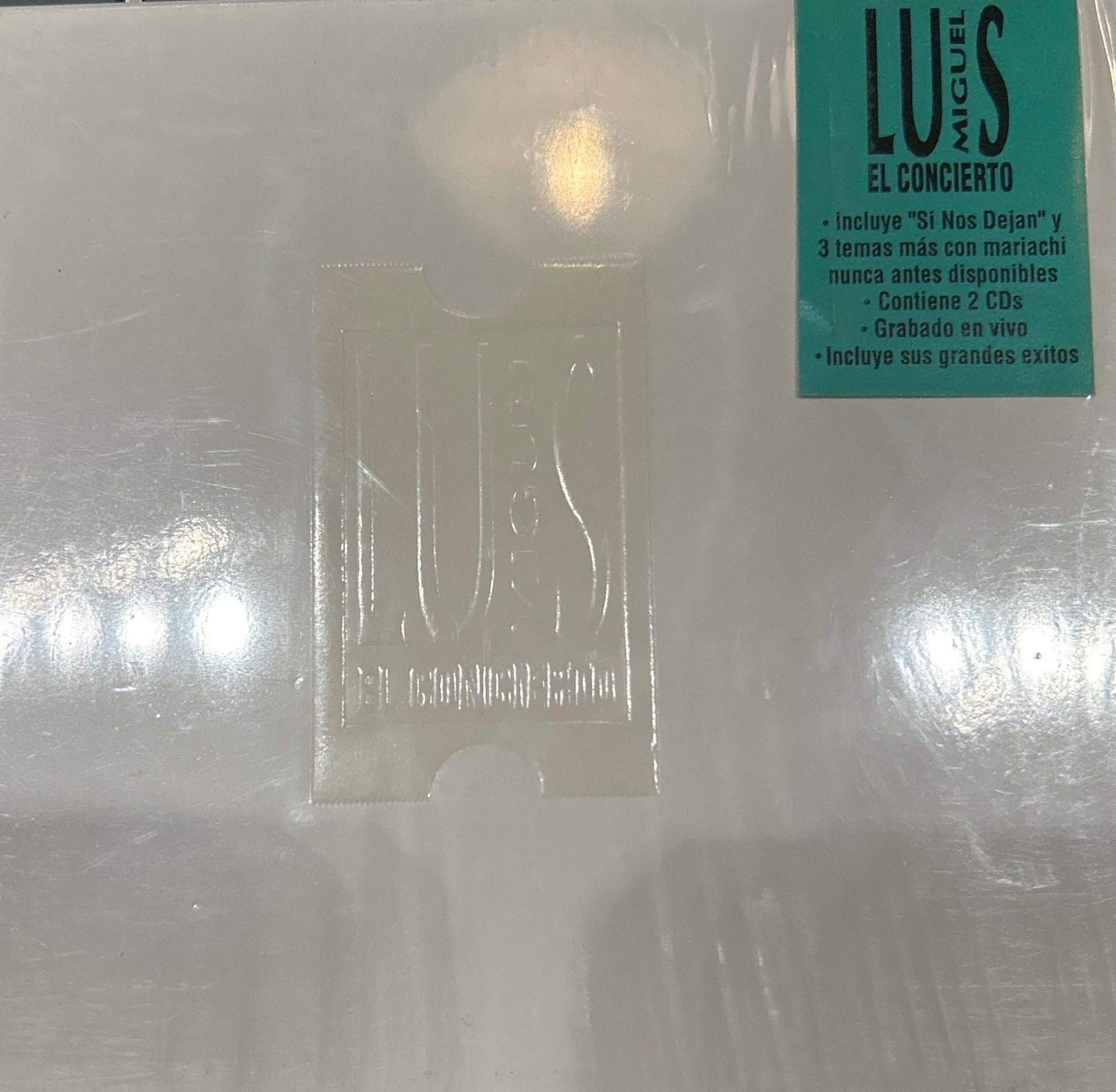 CD Luis Miguel ‎– El Concierto Nuevo precintado Ed. Mexico - DISCOS NAKASHA