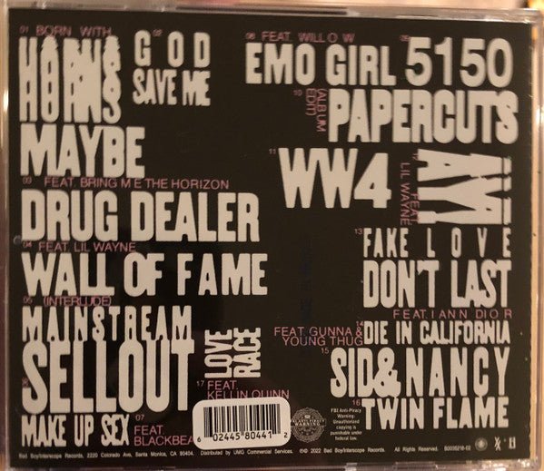 CD Machine Gun Kelly – Mainstream Sellout Nuevo precintado - DISCOS NAKASHA