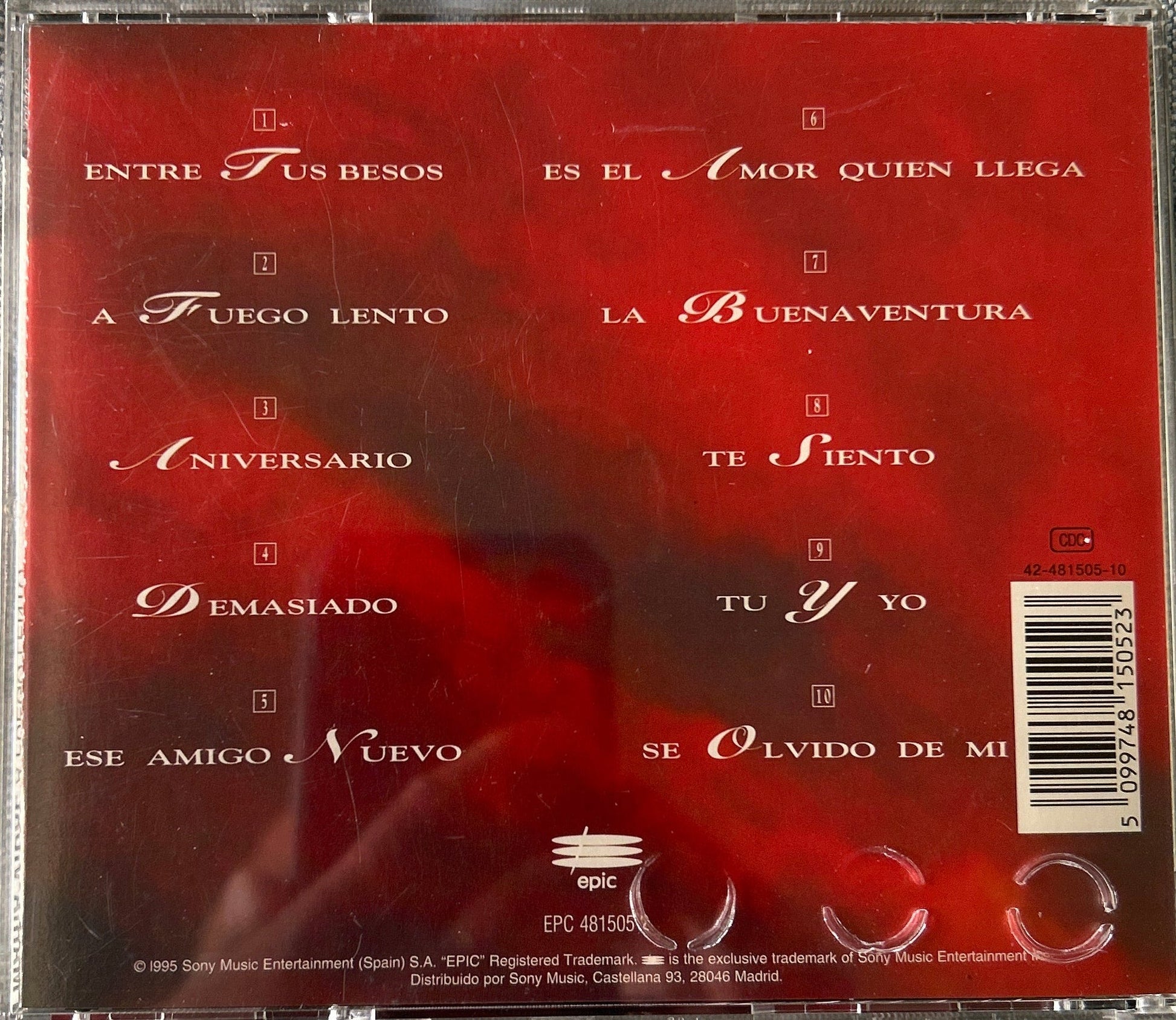 CD María Vidal ‎– A Fuego Lento 2ª mano (Producto exclusivo recogida en tienda) - DISCOS NAKASHA