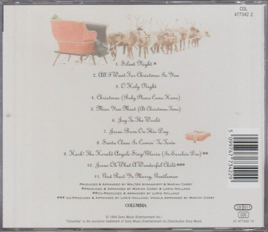 CD Mariah Carey ‎– Merry Christmas Nuevo precintado - DISCOS NAKASHA